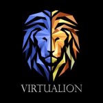 לוגו סטודיו virtualion המתמחה בטכנולוגיות VR|AR|XR